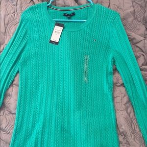 Green Tommy Hilfiger Sweater